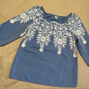 Floral Thread Blouse